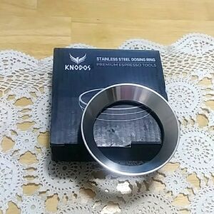 Knodos Espresso Stainless Steel Dosing Ring, no Puck Screen Included